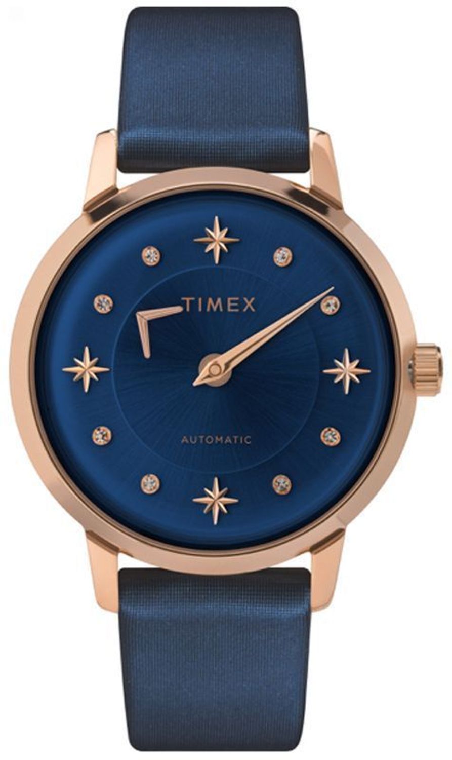 Zegarek damski automat na niebieskim pasku ' księżycowy blask ' TW2T86100.jpg