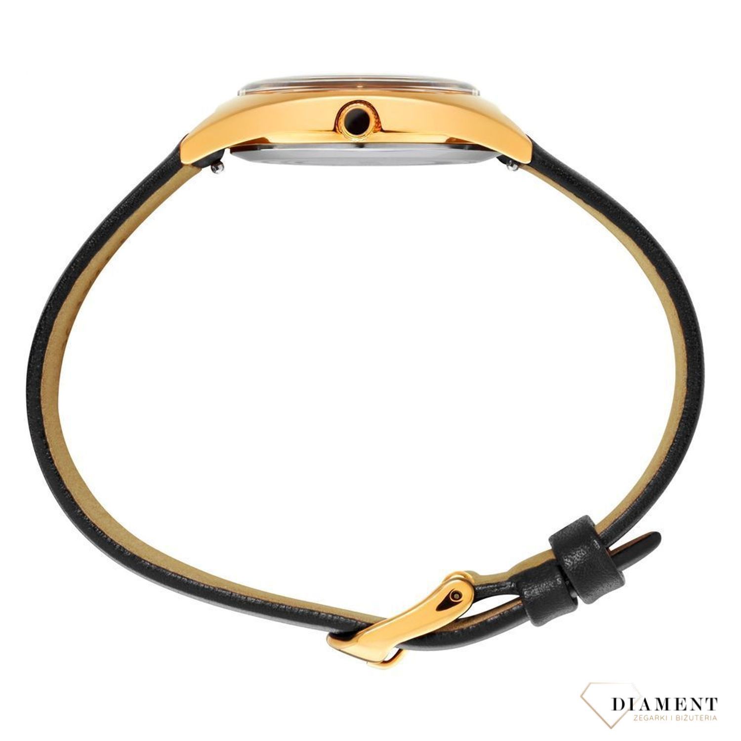 Zegarek damski  czarno-złoty na pasku Timex Milano TW2T89800 (1).jpg