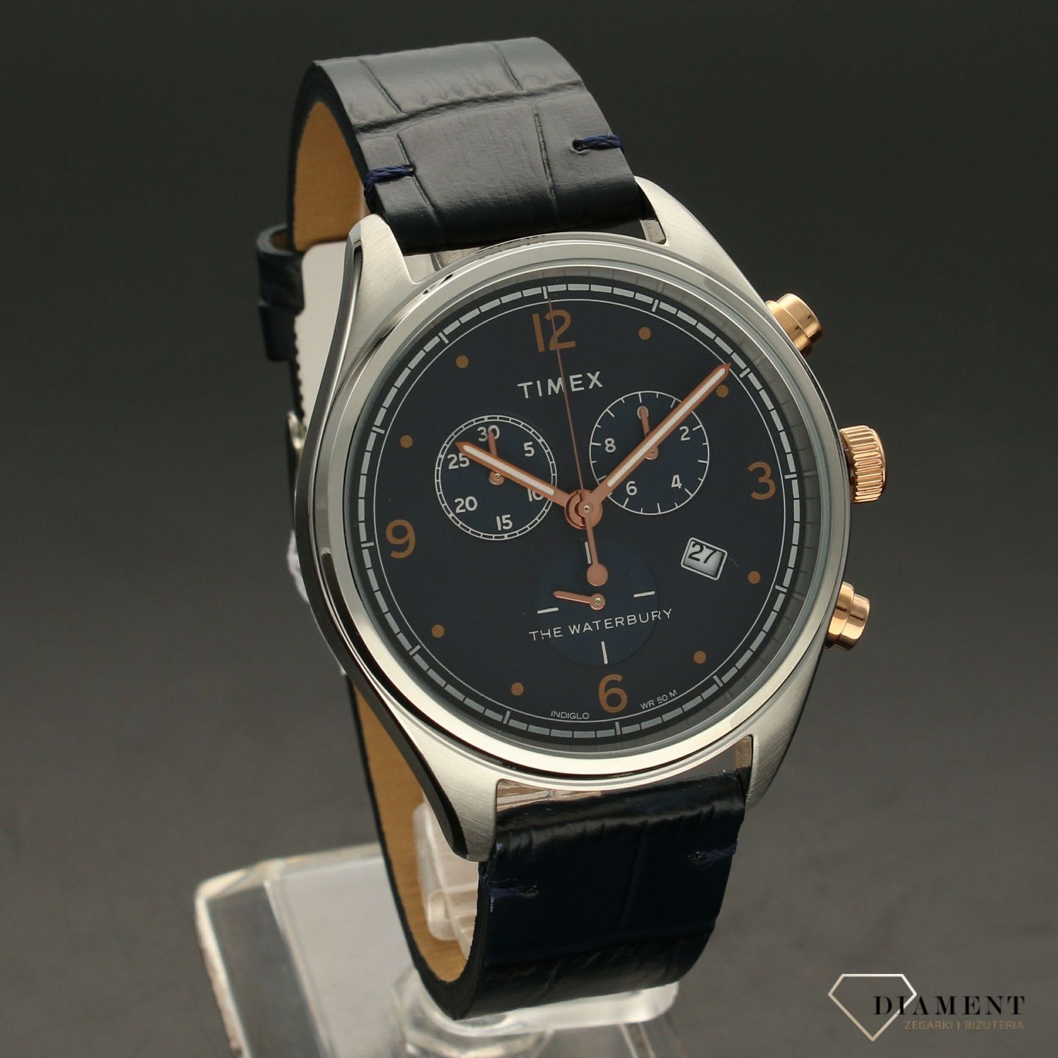 Zegarek męski na niebieskim pasku Timex TW2U04600 (1).jpg