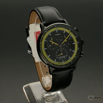 Zegarek męski Timex czarny z żółtą obwódką TW2U04800 (1).jpg