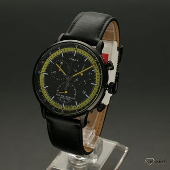 Zegarek męski Timex czarny z żółtą obwódką TW2U04800 (2).jpg