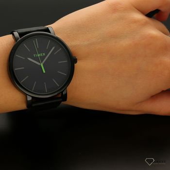 Zegarek Timex z zielonym sekundnikiem TW2U05700 (5).jpg