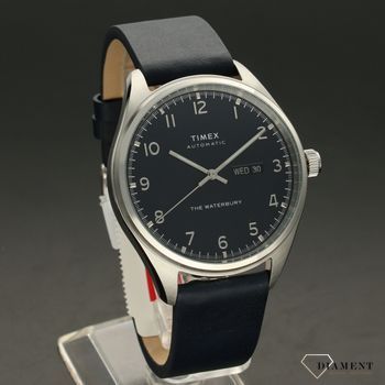 Zegarek męski Timex na niebieskim pasku z mechanizmem automatycznym TW2U11400 (1).jpg