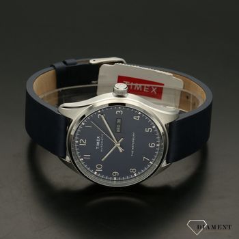 Zegarek męski Timex na niebieskim pasku z mechanizmem automatycznym TW2U11400 (3).jpg