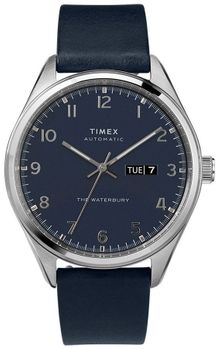 Zegarek męski Timex na niebieskim pasku z mechanizmem automatycznym TW2U11400.jpg