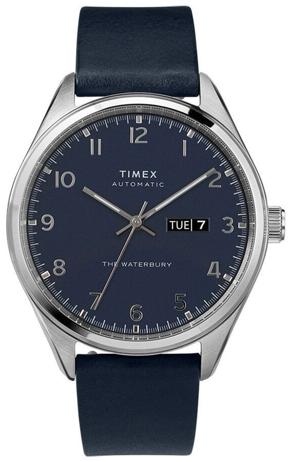 Zegarek męski Timex na niebieskim pasku z mechanizmem automatycznym TW2U11400.jpg