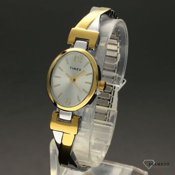 Zegarek damski Timex Fashion Stretch Bangle TW2U12100. ✓Zegarki damskie ✓Prezent dla mamy ✓Złote zegarki ✓ (3).jpg