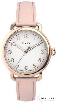 Zegarek damski Timex ' Różowe złoto w pudrowym różu'  TW2U13500 (1).jpg