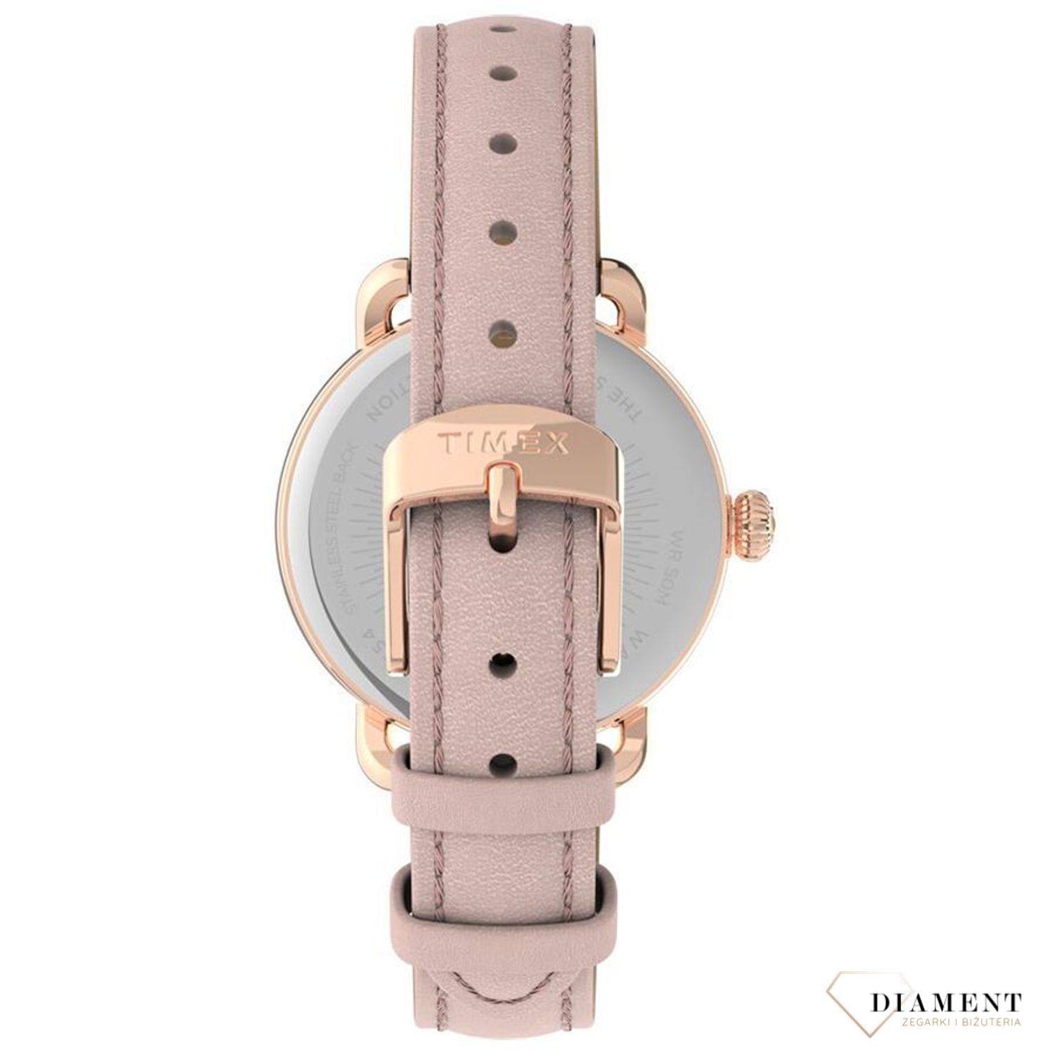 Zegarek damski Timex ' Różowe złoto w pudrowym różu'  TW2U13500 (1).jpg