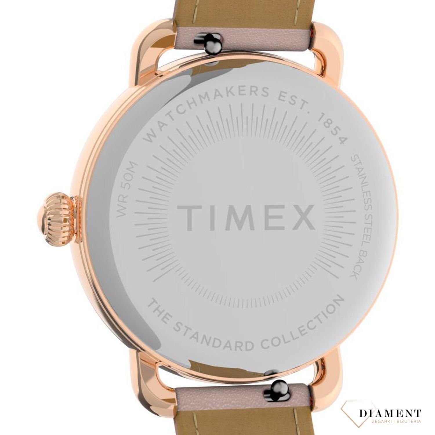 Zegarek damski Timex ' Różowe złoto w pudrowym różu'  TW2U13500 (1).jpg