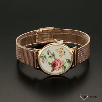 Zegarek damski Timex City Full Bloom TW2U19000 ✅ Zegarek damski Timex utrzymany jest w kolorystyce różowego złota. ✅ (4).jpg