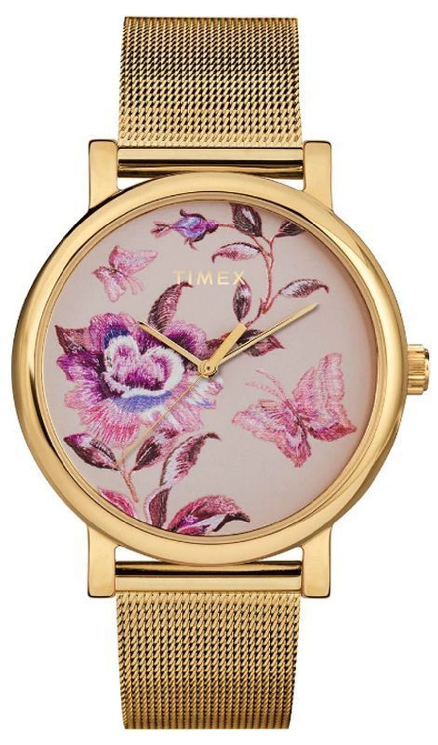 Zegarek damski Timex na bransolecie z kwiatkami Full Bloom TW2U19400 (4).jpg