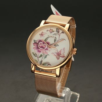 Zegarek damski Timex zkwiatkami na bransolecie TW2U19500 (2).jpg