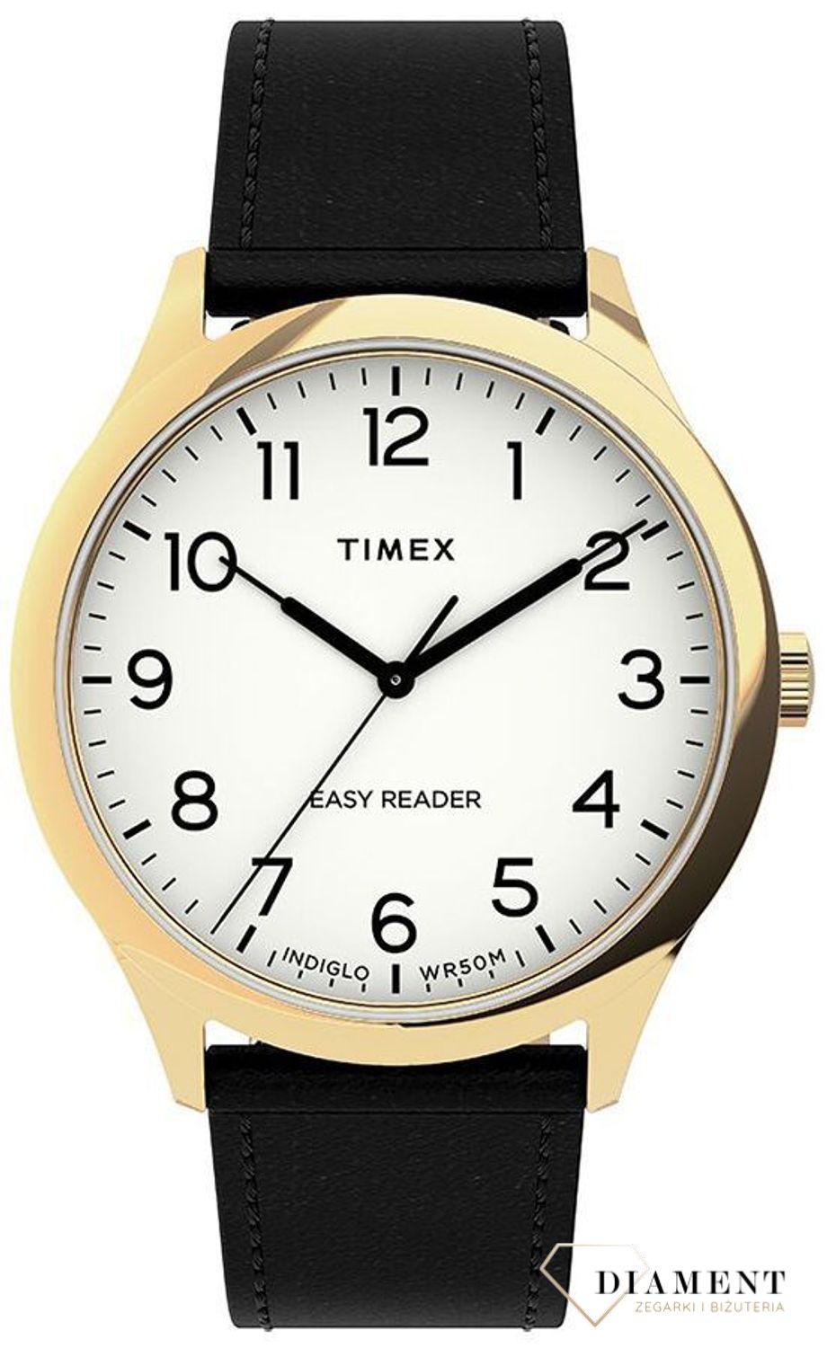 Zegarek męski TIMEX Easy Reader klasyczny na czarnym pasku TW2U22200.jpg