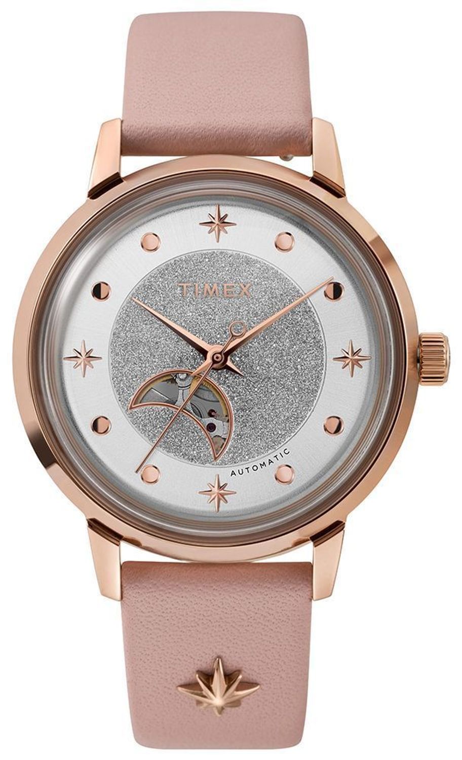 Zegarek damski automat na różowym pasku 'księżycowy blask' TW2U54700.jpg