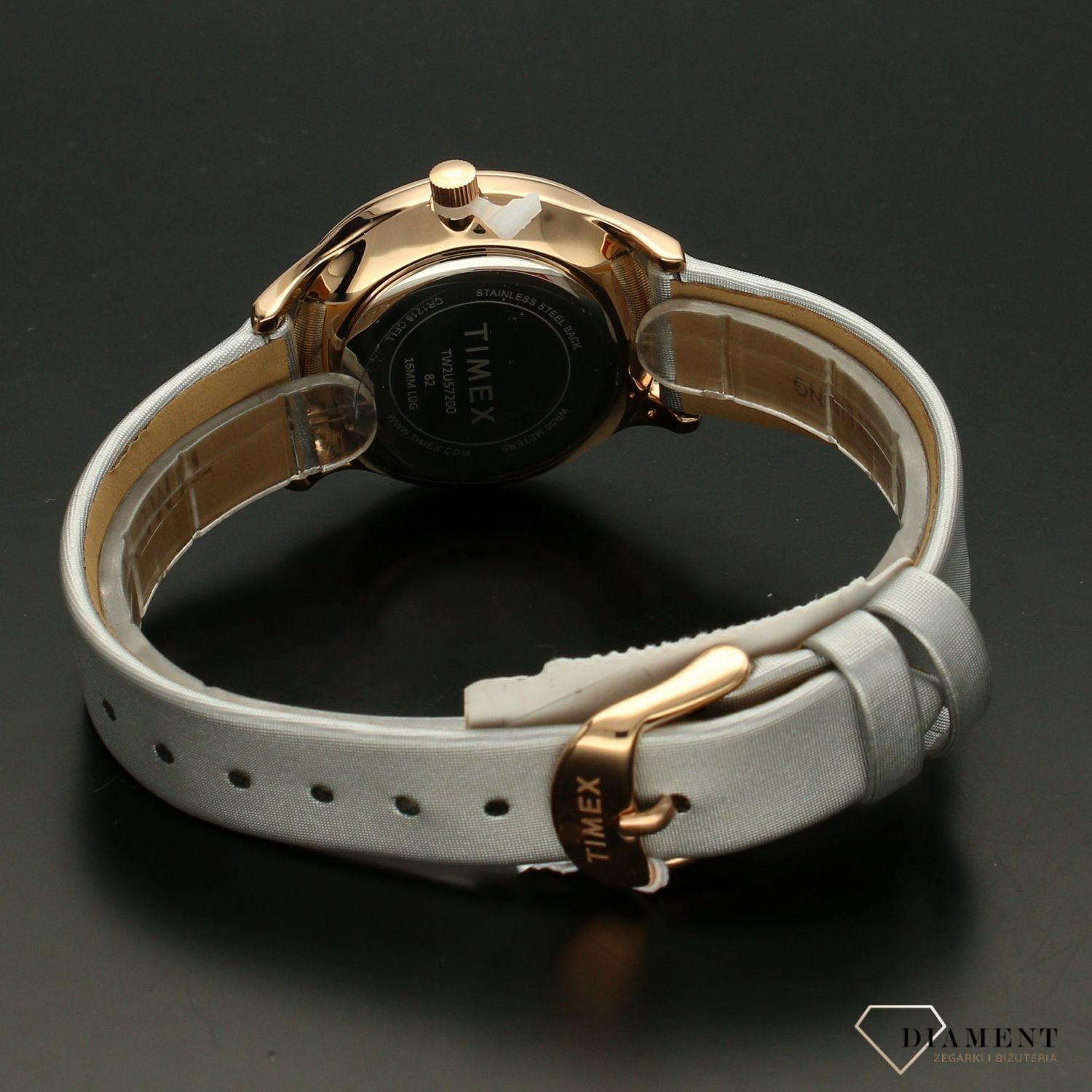 Zegarek damski TIMEX biała tarcza z gwiazdkami TW2U57200v.jpg