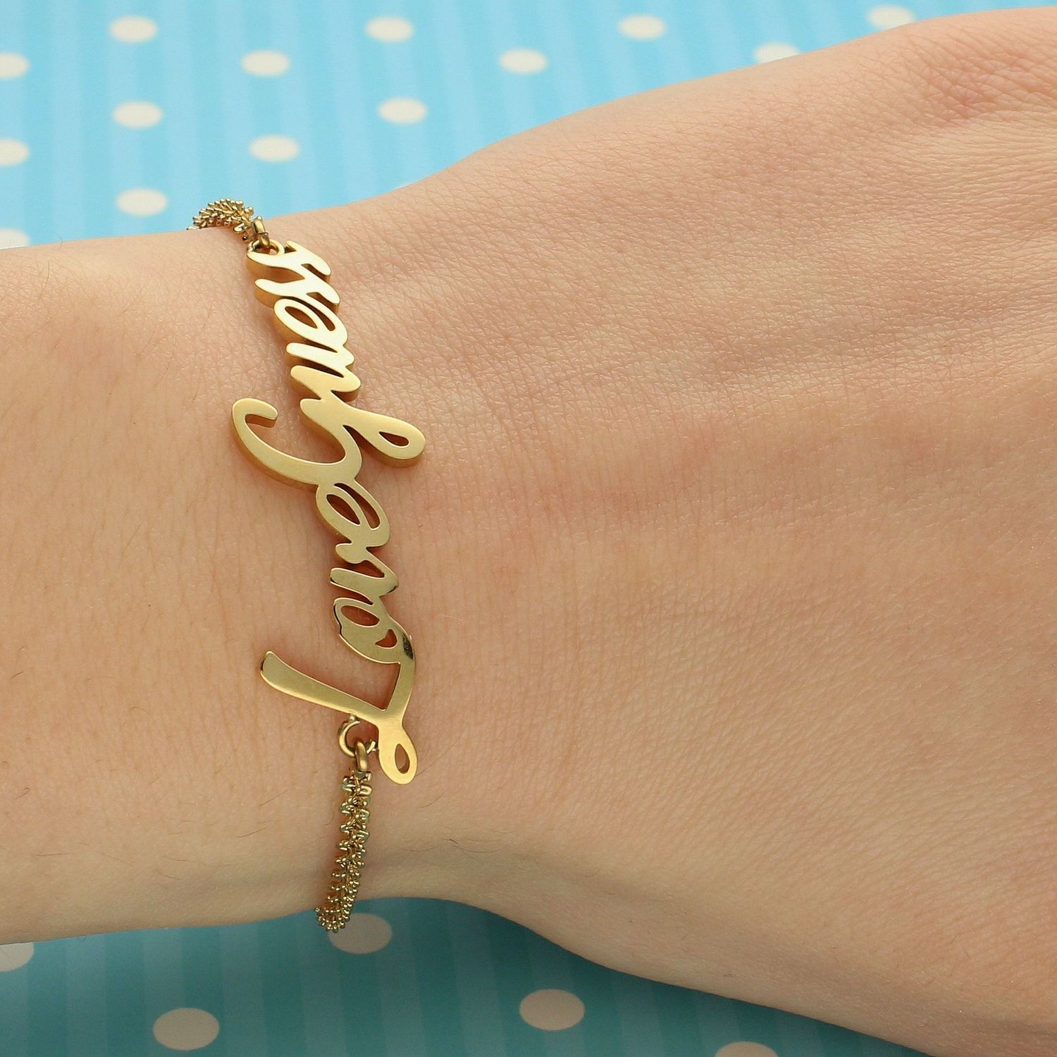 Bransoletka GUESS pozłacana z napisem 'Love Guess' UBB70058-S.jpg