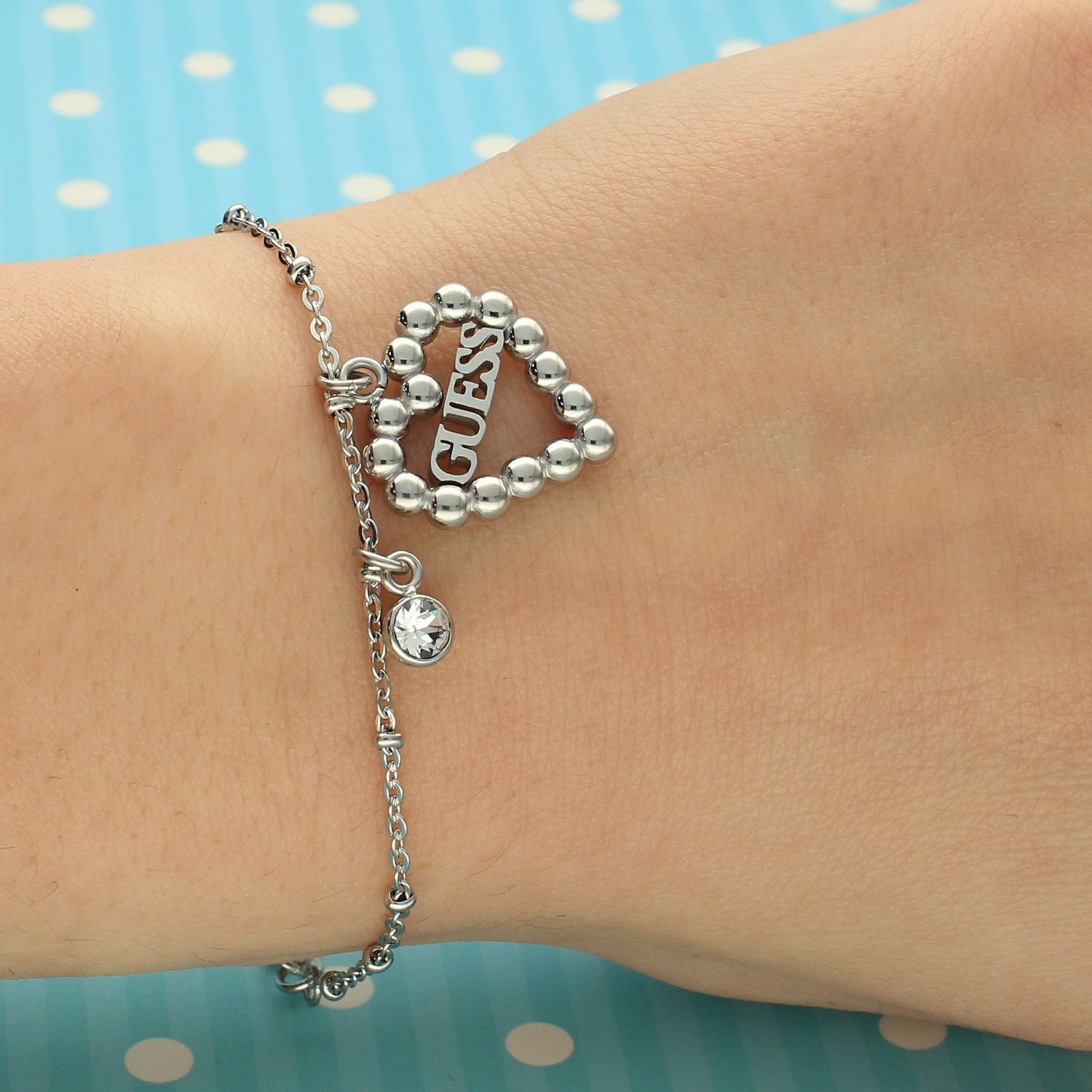 Bransoletka GUESS stalowa z serduszkiem UBB70089-S.jpg