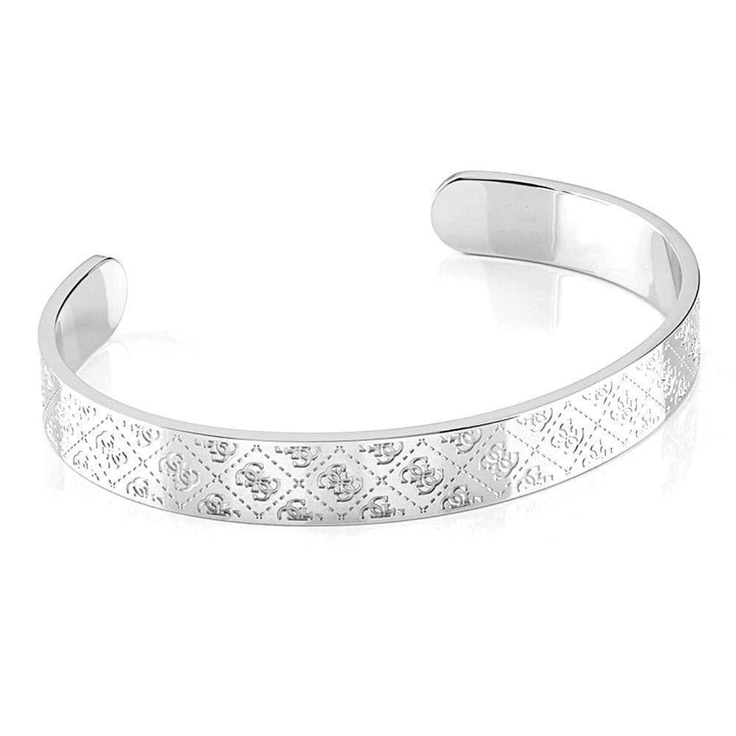 Bransoletka GUESS stalowa sztywna z logo Guess UBB70141-L.jpeg