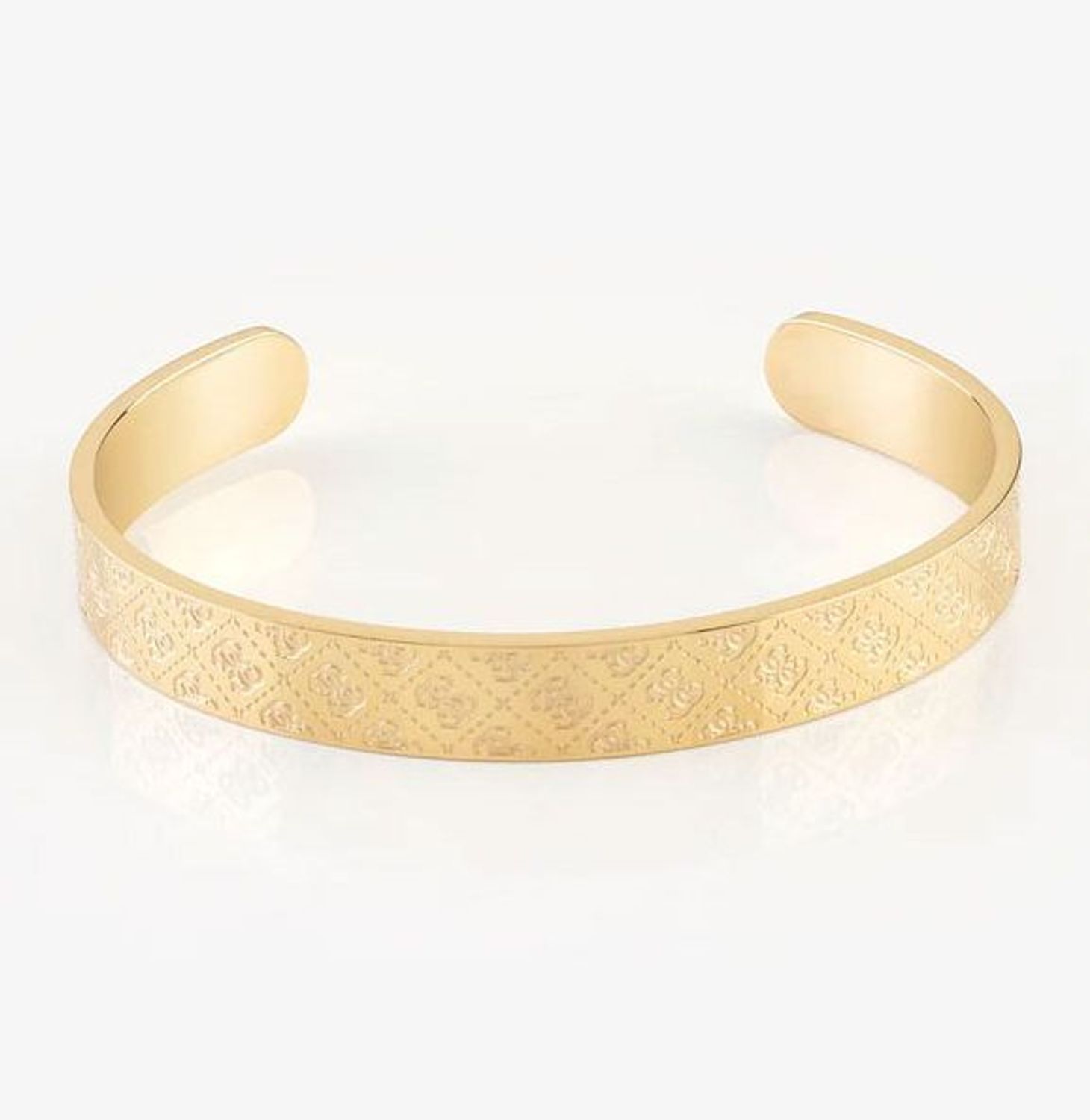 Bransoletka GUESS pozłacana sztywna z logo Guess UBB70142-Ldsf.jpg