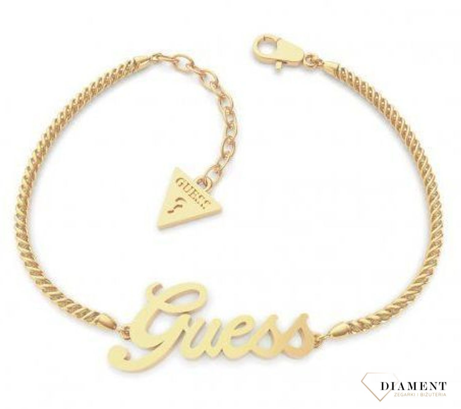 Bransoletka GUESS pozłacana z napisem 'Guess' UBB79103-S.jpg