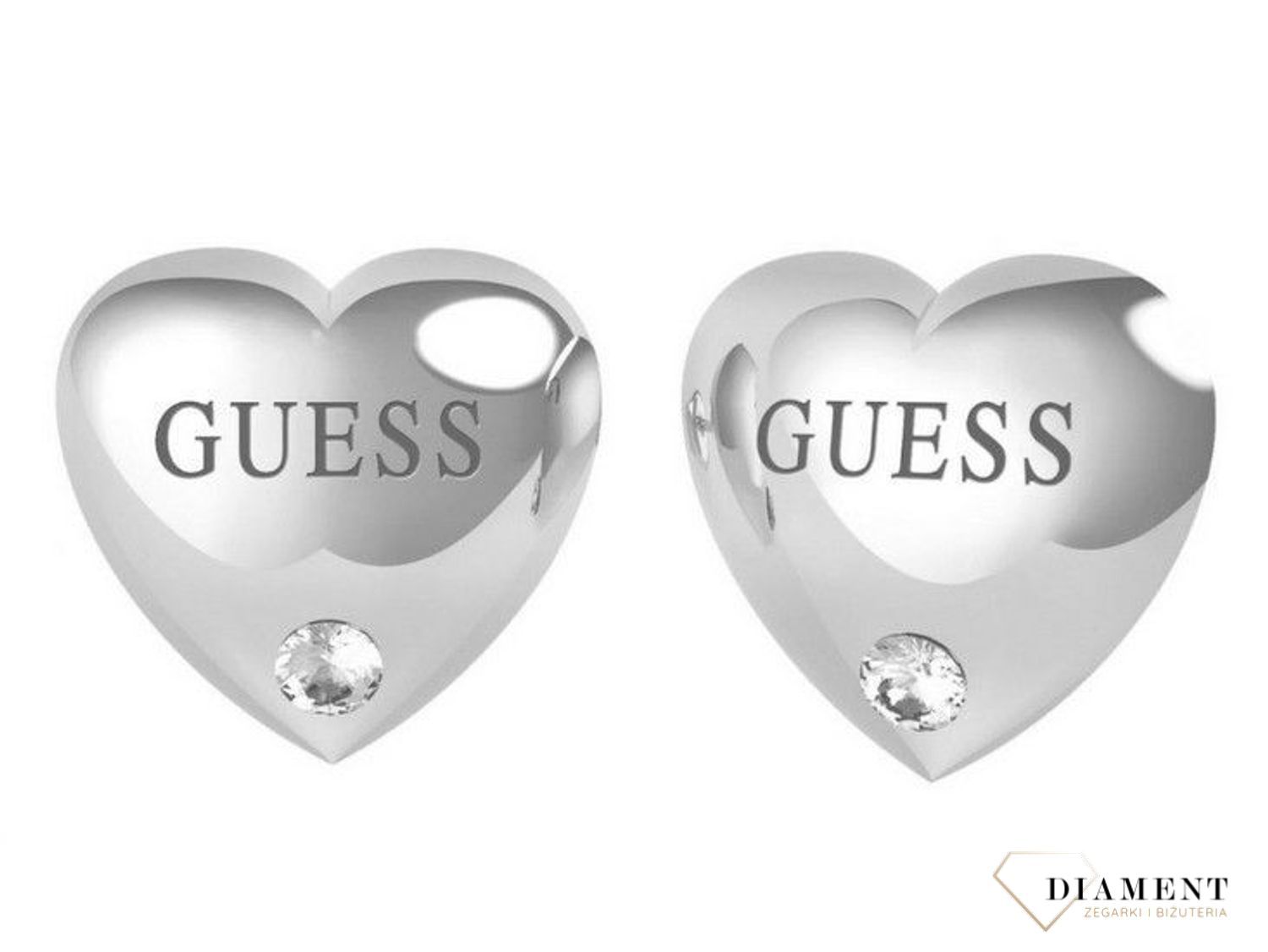Kolczyki GUESS stalowe wypukłe serce UBE70104.jpg