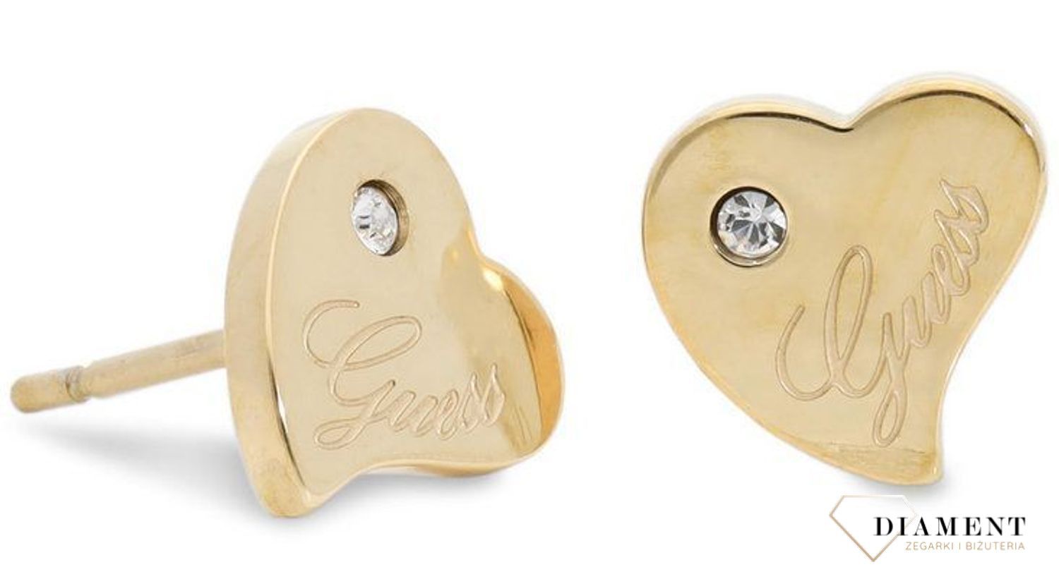 Kolczyki GUESS stalowe pozłacane serca z cyrkonią UBE79016 (1).jpg