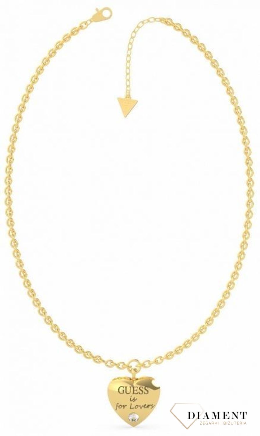 Naszyjnik GUESS pozłacany z zawieszką serce UBN70026.jpg