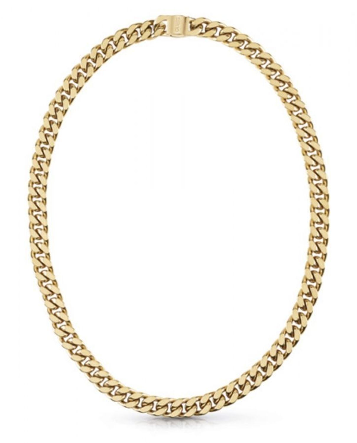 Łańcuszek męski GUESS w kolorze złotym. Łańcuszek GUESS w formie złotej pancerki. Łańcuszek, który świetnie się sprawdzi jako dodatek do stylizacji. Łańcuszek można zestawić.jpg