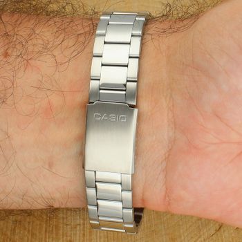 Zegarek Casio Timeless Collection UTP-1302PD-2A2VEF – klasyczny zegarek unisex na srebrnej bransolecie z niebieską tarczą zapięcie.jpg