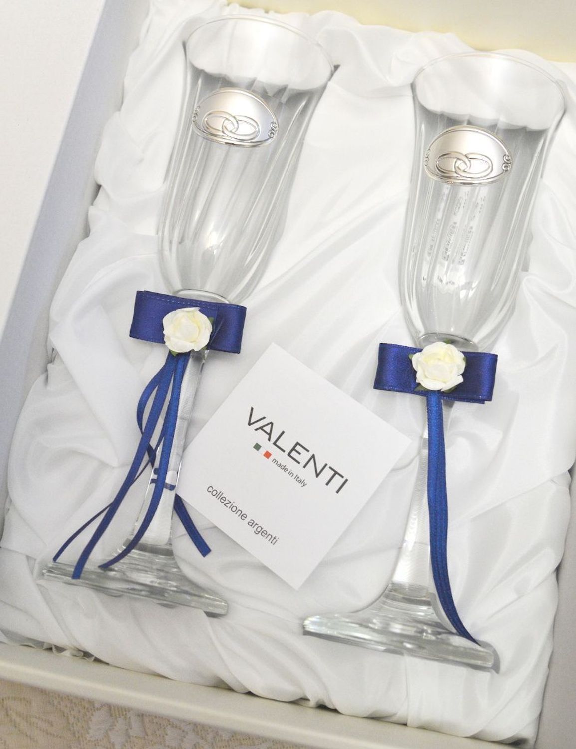 Prezent na Ślub Para kieliszków srebro V16506. Para kieliszków na ślub. Kieliszki na wesele dla Pary Młodej (3).JPG