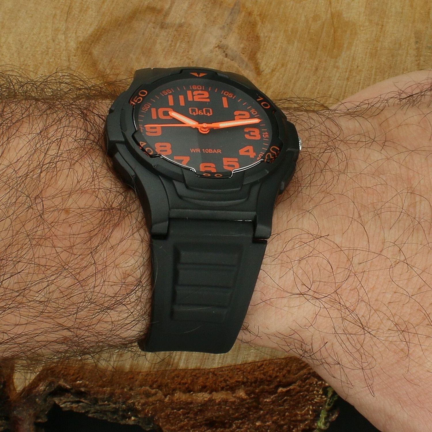 Q&Q V31A-005V – zegarek męski 100M, czarny, Miyota, sportowy (3).jpg