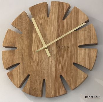 Zegar ścienny Vlaha VCT1013 - Z litego drewna dębowego✓ zegary ścienne w sklepie z zegarami  (1).jpg