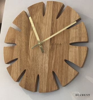 Zegar ścienny Vlaha VCT1013 - Z litego drewna dębowego✓ zegary ścienne w sklepie z zegarami  (2).jpg