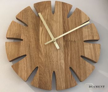 Zegar ścienny Vlaha VCT1013 - Z litego drewna dębowego✓ zegary ścienne w sklepie z zegarami  (3).jpg