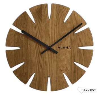 Zegar ścienny Vlaha VCT1015 - Z litego drewna dębowego.jpg
