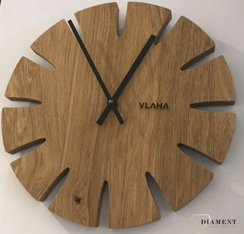Zegar ścienny Vlaha VCT1015 - Z litego drewna dębowego✓ zegary ścienne w sklepie z zegarami (1).jpg