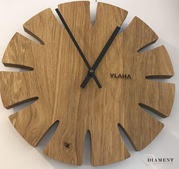 Zegar ścienny Vlaha VCT1015 - Z litego drewna dębowego✓ zegary ścienne w sklepie z zegarami (4).jpg