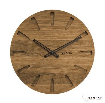 Zegar ścienny Vlaha VCT1022 - Z litego drewna dębowego.jpg