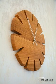 Drewniany dębowy ręcznie wykonany zegar ścienny VLAHA Zegar ścienny Vlaha VCT1031  (8).JPG