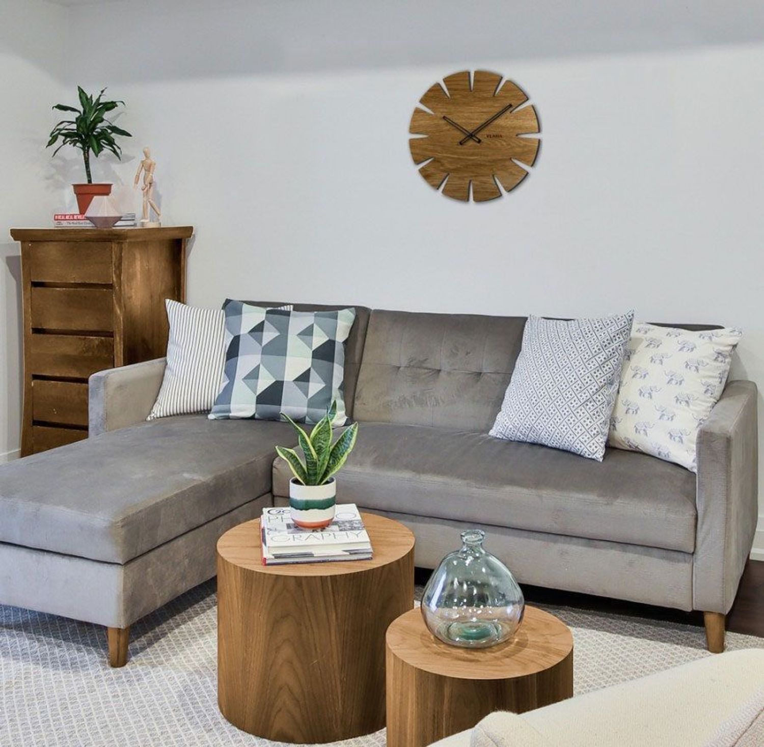 zegar z litego drewna dębowy VCT1032.jpg