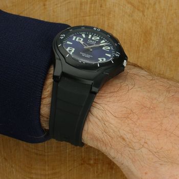 Zegarek męski Q&Q VP58-003 - zegarek sportowy młodzieżowy 100M lekki czarny,.jpg
