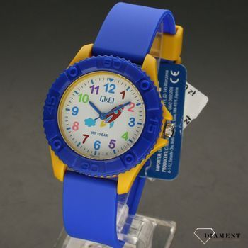 Zegarek dla chłopca 'Rakieta VQ96-022. Zegarek dla dziecka Q&Q na pasku silikonowym ⌚  (2).jpg