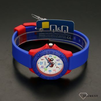 Zegarek dla chłopca 'Formuła 1' VQ96-023. Zegarek dla dziecka Q&Q na pasku silikonowym ⌚  (3).jpg