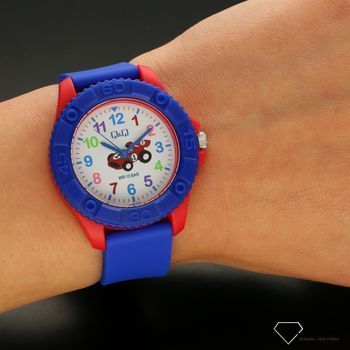 Zegarek dla chłopca 'Formuła 1' VQ96-023. Zegarek dla dziecka Q&Q na pasku silikonowym ⌚  (5).jpg