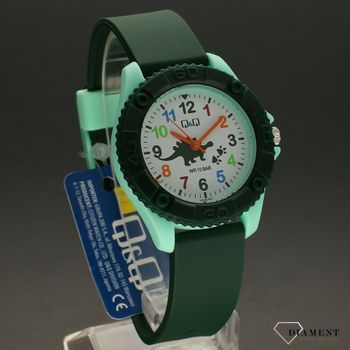 Zegarek dla dziecka z dinozaurem QQ VQ96-024⌚Zegarki dziecię na silikonowym pasku✓  (1).jpg