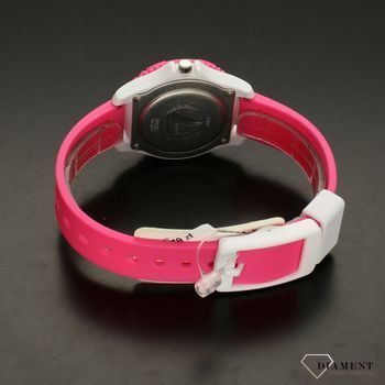 Zegarek dla dziewczynki QQ VQ96-027 na różowym pasku z motylkiem ⌚Zegarki dziecięce z cyferkami✓ (4).jpg