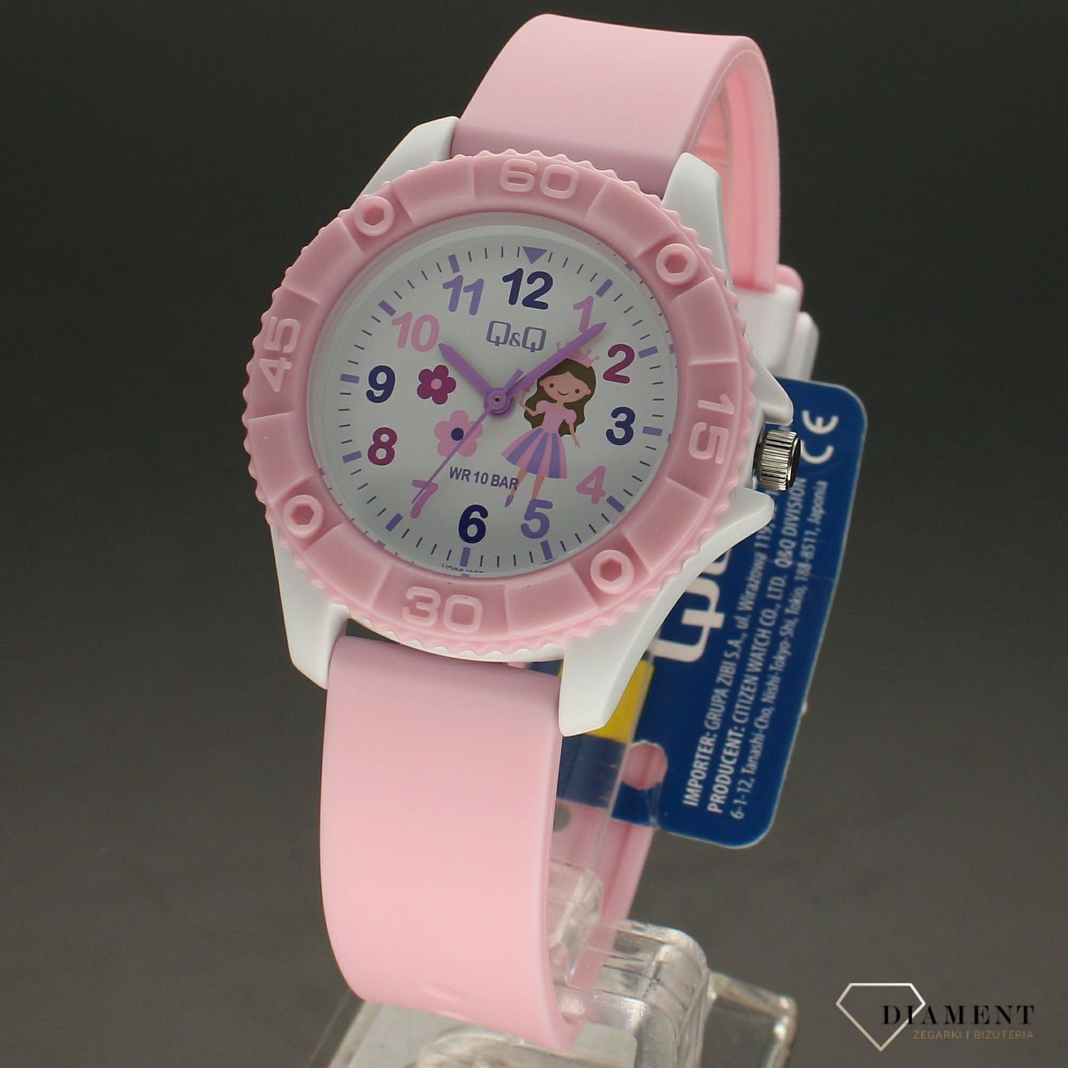 Zegarek dla dziecka QQ VQ96-027 Księżniczka.jpg
