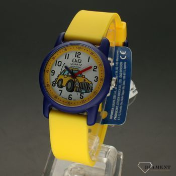 Zegarek dla dziecka QQ VR41-009 z samochodem ⌚Zegarki dziecięce z cyferkami ✓  (2).jpg