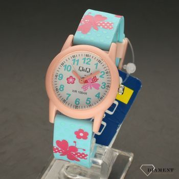 Zegarek dla dziewczynki z motylkami QQ VR99-015 ⌚ Zegarki dziecięce z cyferkami (2).jpg